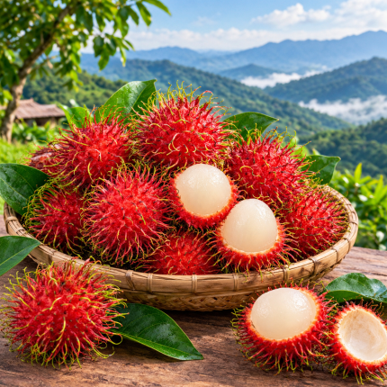 পাহাড়ি রাম্বুটান (Premium Fresh Hill Rambutan) – তাজা ও প্রাকৃতিক ফল